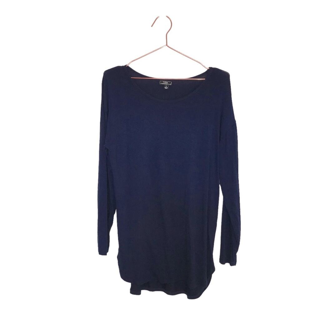 Lisa International Blue Tunic Top - Size Small